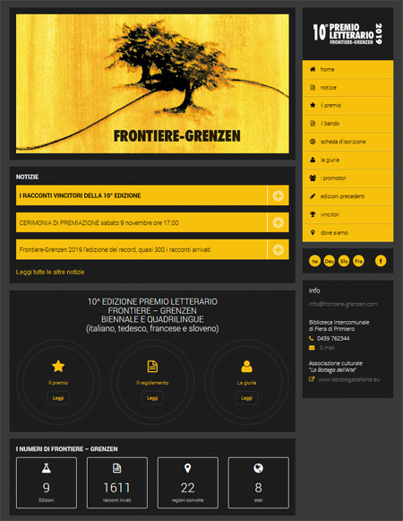 Premio letterario frontiere grenzen