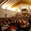 pubblico in sala al convegno 'Il fascino discreto della matematica'